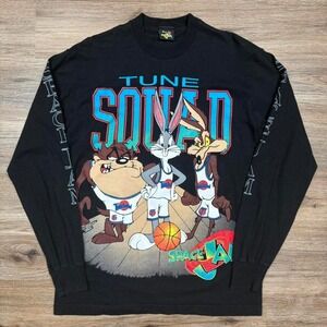 vintage 90s toon squad dated 1996 dead stock condition graphic black long sleeve